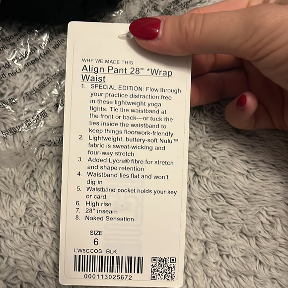 COPY - Align Pant 28” Wrap Waist 🖤 - Picture 12 of 12